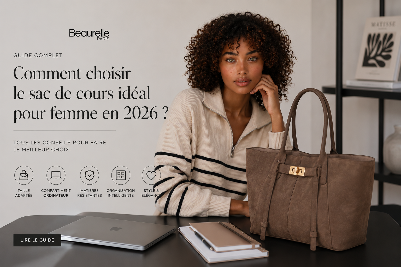 Comment choisir le sac de cours idéal pour femme en 2026 | Guide complet | Beaurelle Paris