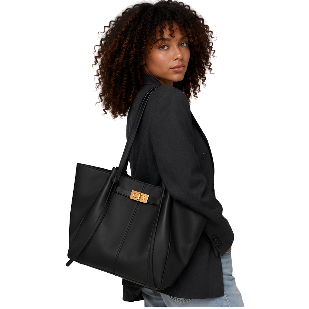KATALEÏA - Sac à Main de Cours en Cuir Élégant Grande Capacité