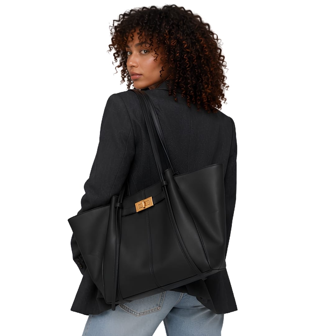 KATALEÏA - Sac à Main de Cours en Cuir Élégant Grande Capacité