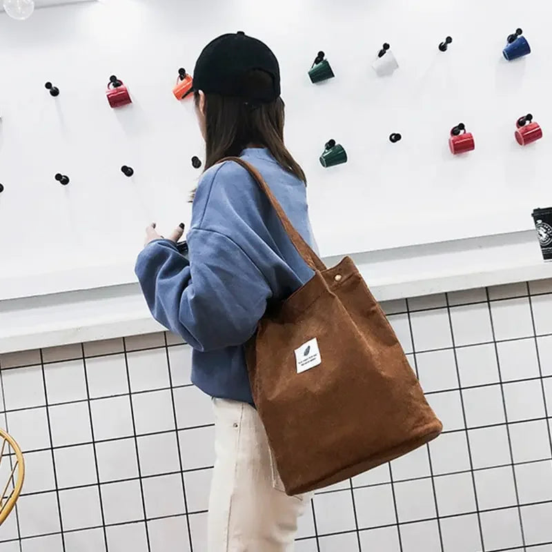 LARA- Sac à Main Cabas en Tissu Rigide