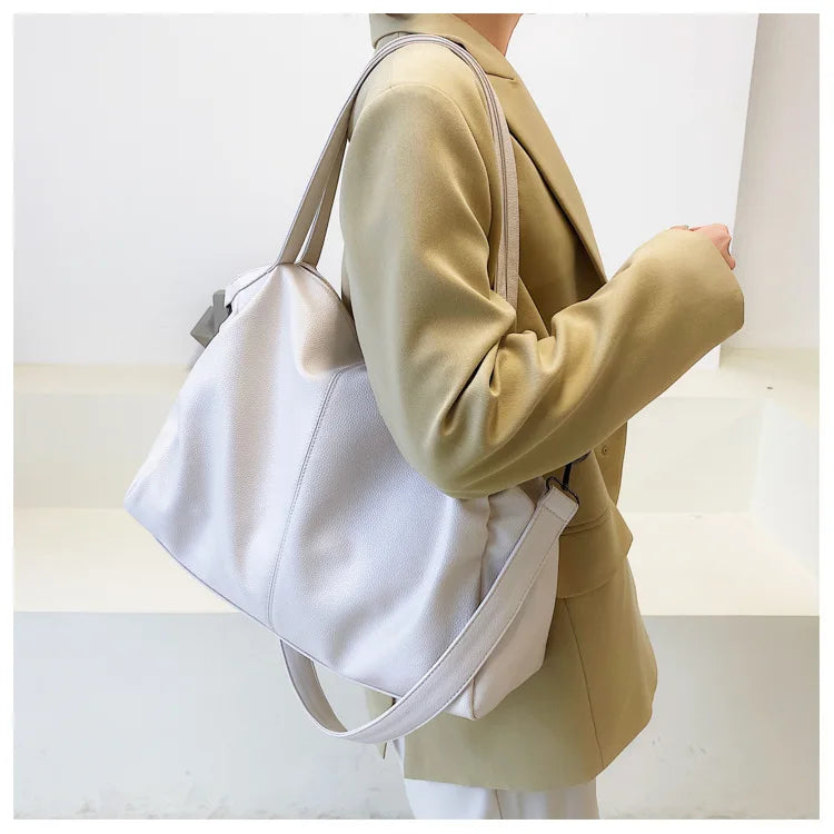 LEA - Sac à Main de Cours en Cuir Souple