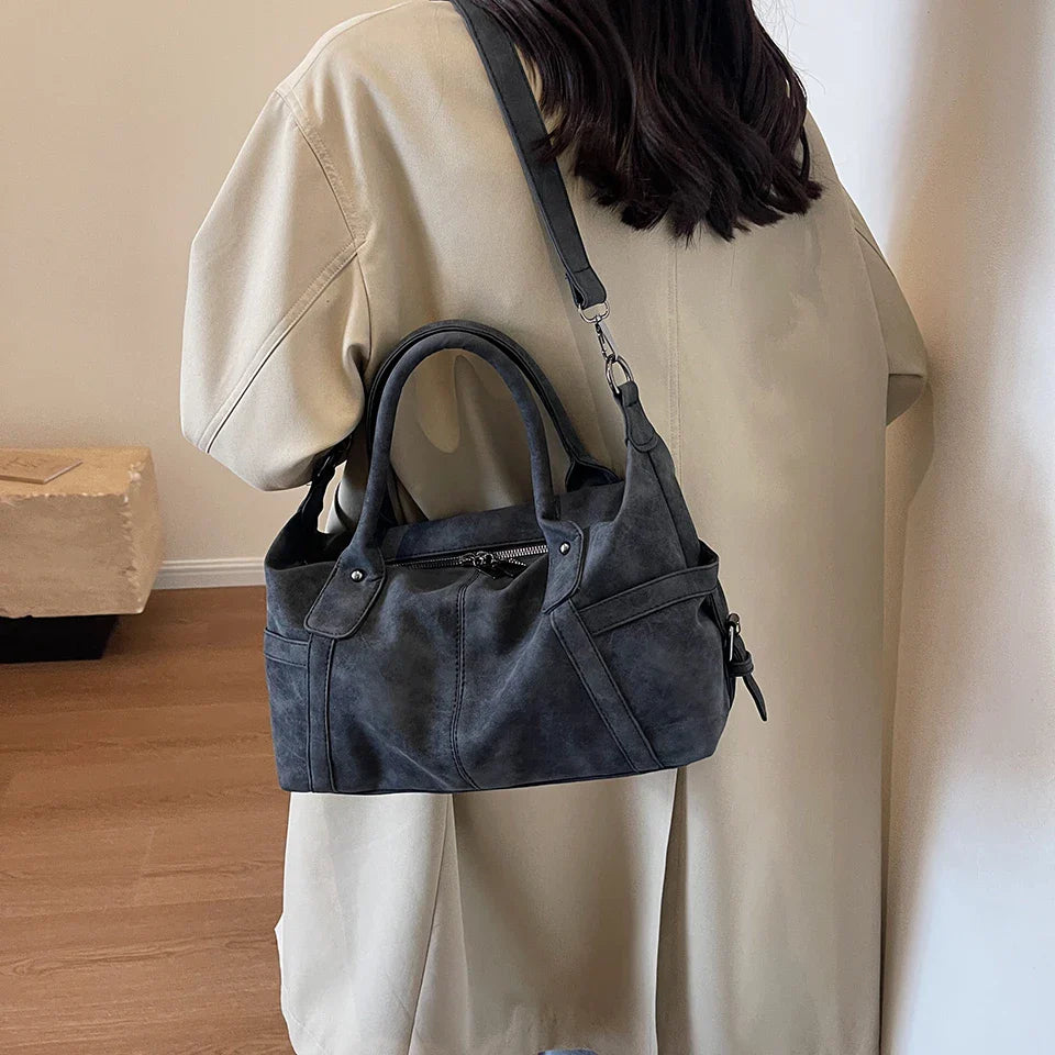 JULIA - Sac à Main de Cours Fourre-Tout en Cuir