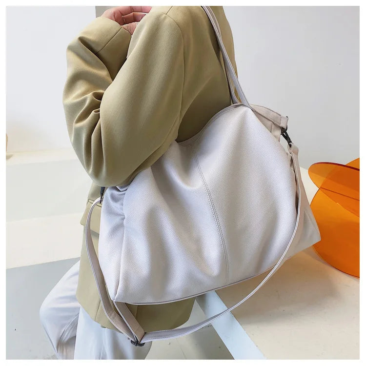 LEA - Sac à Main de Cours en Cuir Souple