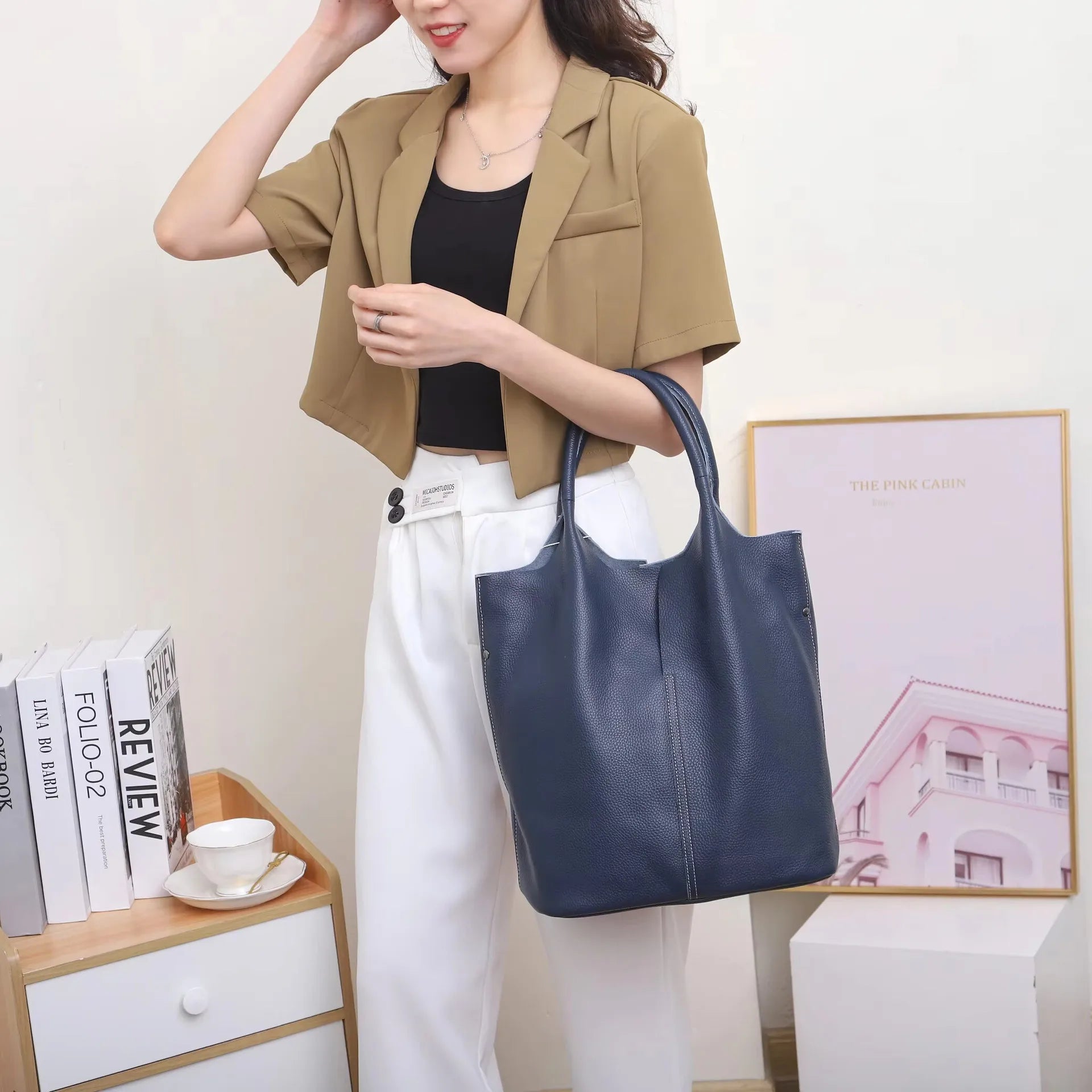 MIA - Sac à Main de Cours style Tote Bag