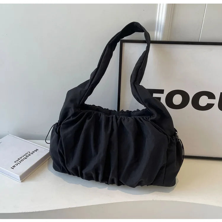 LOUISA - Sac à Main en Tissu à Fermeture Éclair