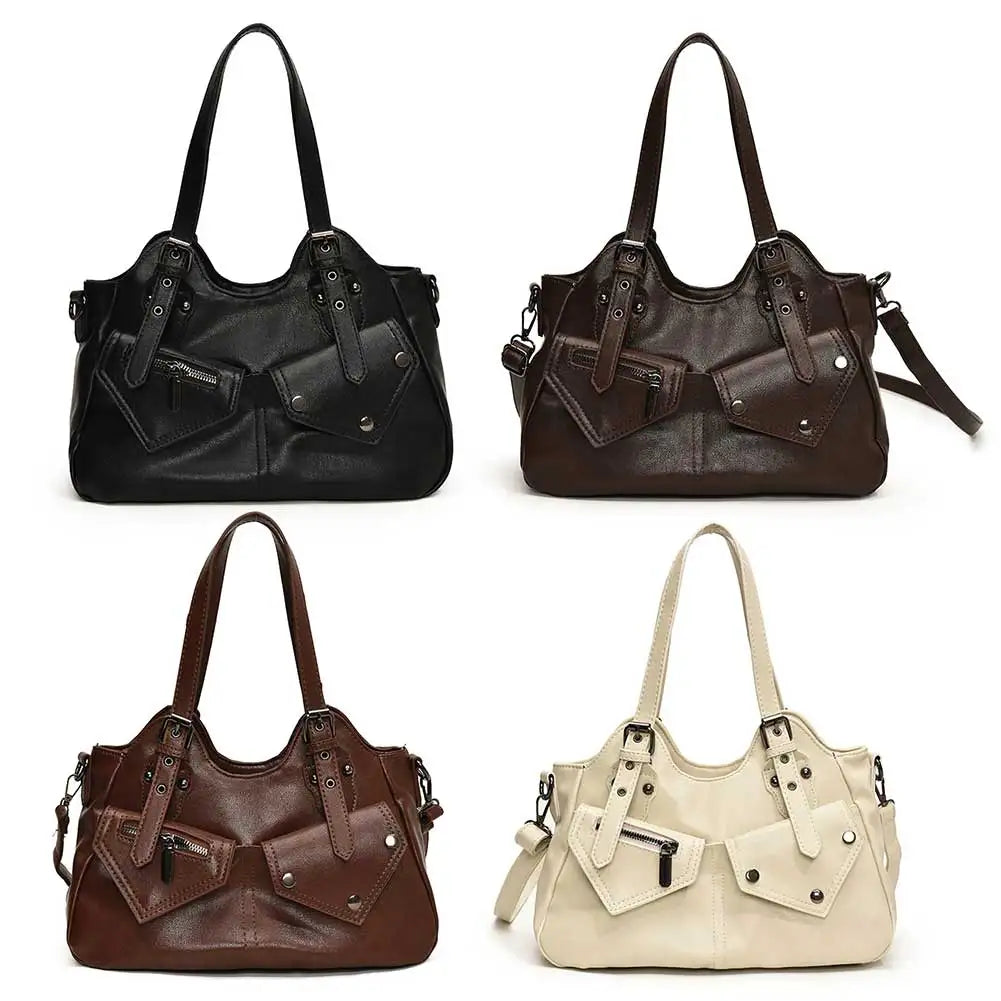 ARIANA - Sac à Main de Cours en Cuir Multipoches