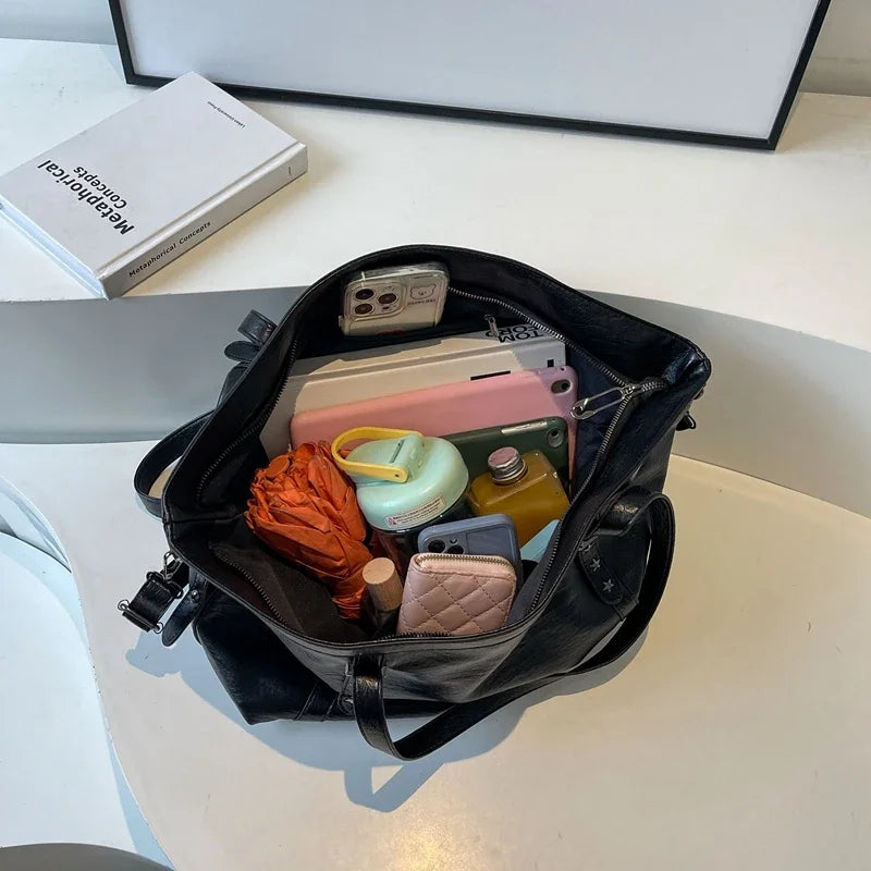 GAIA - Grand Sac Ă Main de Cours en Cuir
