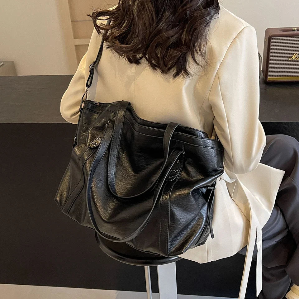 GAIA - Grand Sac Ă Main de Cours en Cuir