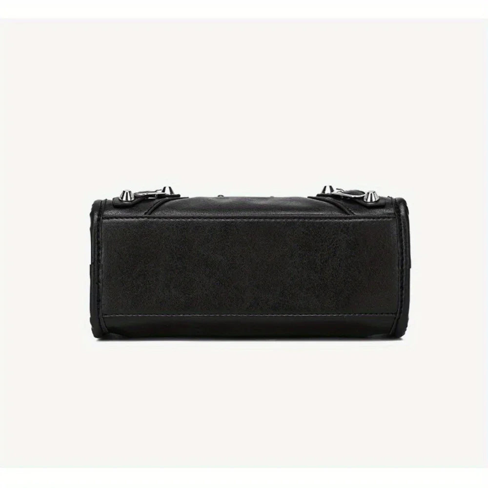 MELISSA - Petit Sac à Main Rétro en Cuir