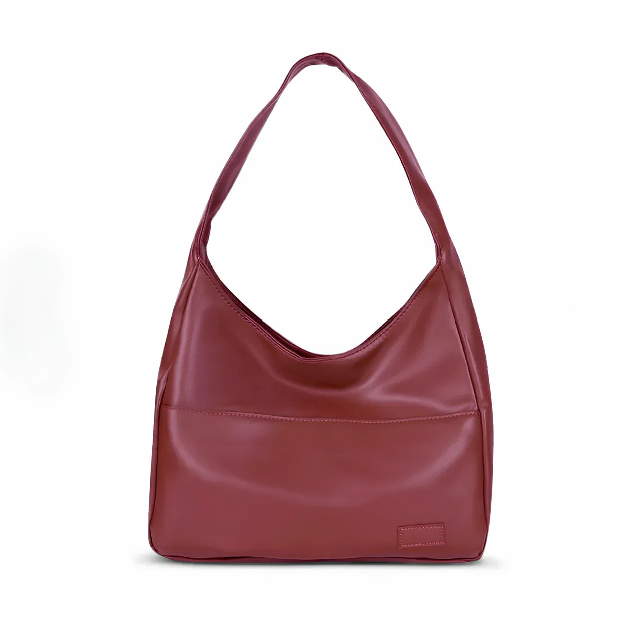 AGATHA - Grand Sac à Main Tendance en Cuir Rouge
