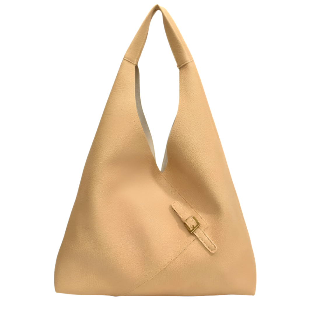 ALICIA – Grand sac cuir souple jaune, spacieux et élégant pour ordinateur et cahiers
