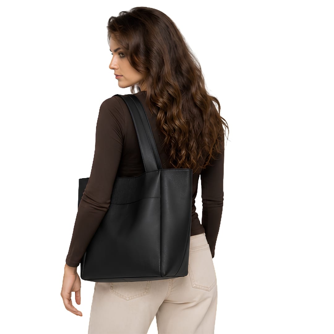 AURELIA - Grand Sac à Main de Cours en Cuir Souple