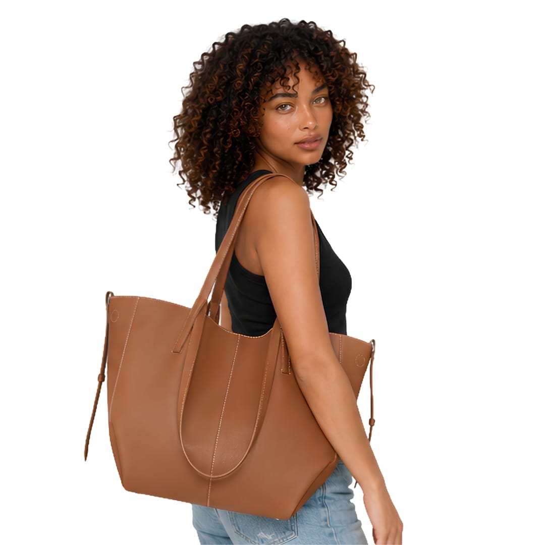 BELLA - Grand Sac à main Cabas Cuir