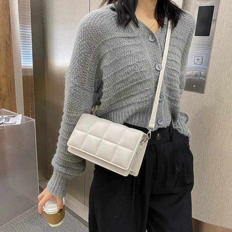 CAMILA - Petit Sac à Main en Cuir Matelassé