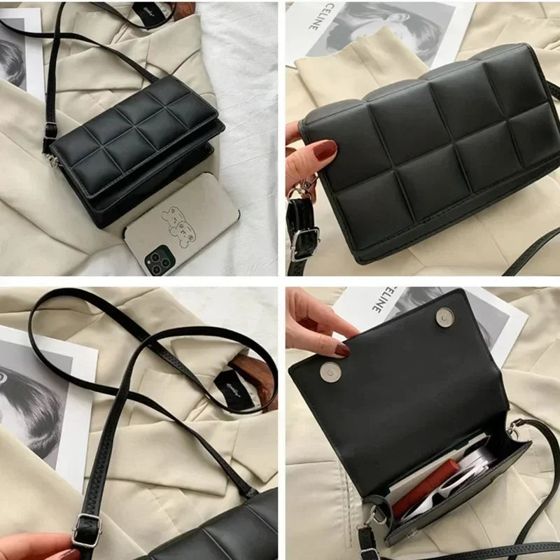 CAMILA - Petit Sac à Main en Cuir Matelassé