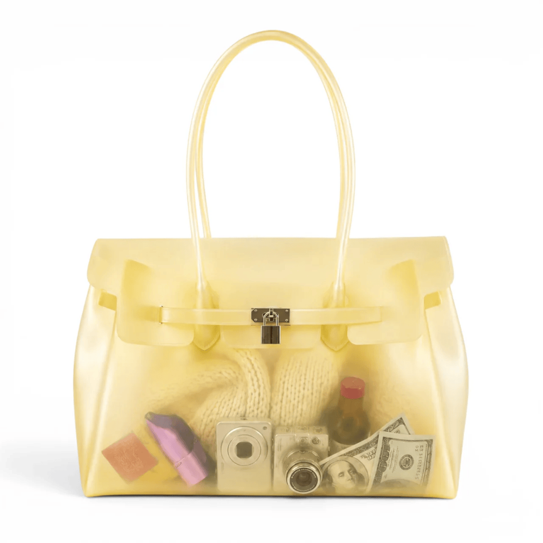 Candy - Grand Sac à Main Transparent Tendance