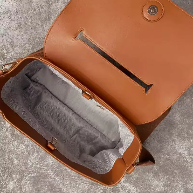 CYNTHIA - Sac à Main Bandoulière en Daim Femme, petit format pour téléphone, portefeuille, clés et maquillage