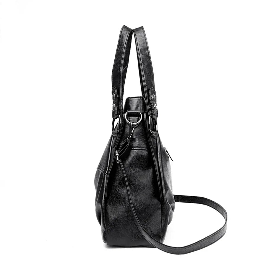 Elowen - Sac à Main de Cours à Bandoulière Vintage Femme pour Ordinateur 15", Cahiers et Documents A4