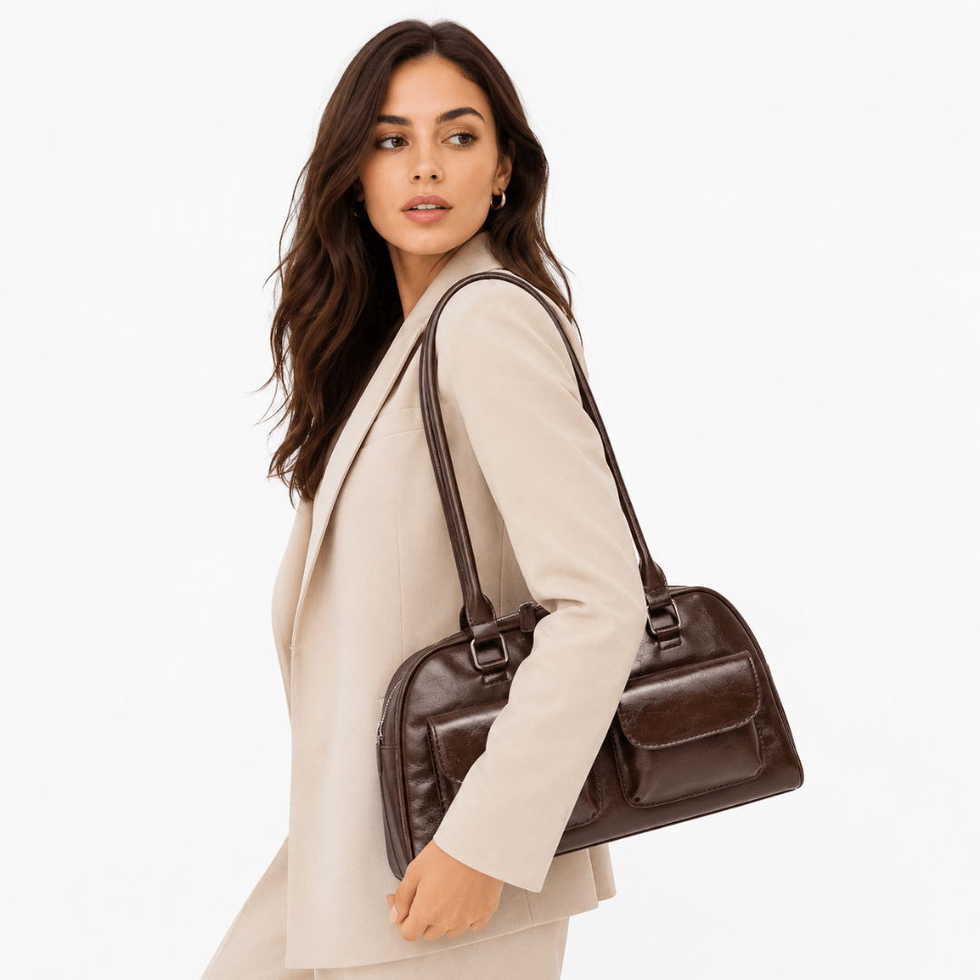 LADY - Sac à Main Élégant en Cuir Multipoches