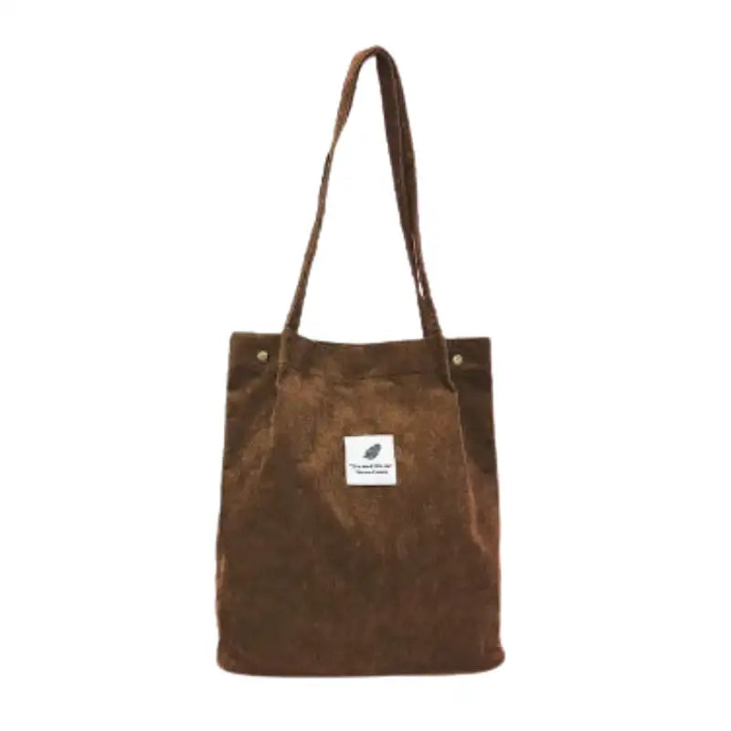 LARA- Sac à Main Cabas en Tissu Rigide camel