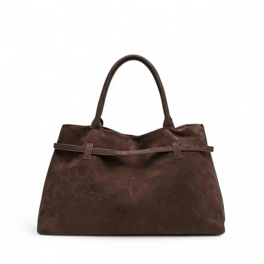 LEONIE - Grand Sac à Main Élégant en Daim
