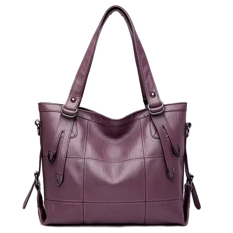 LUNA - Sac à Main de Cours Cuir Souple Vintage