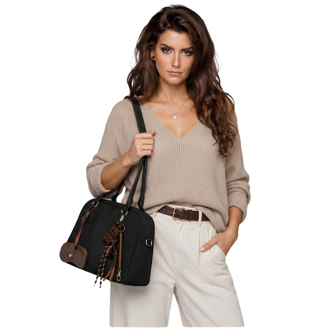 MARINA - Sac à Main de Cours en Bandoulière en Cuir