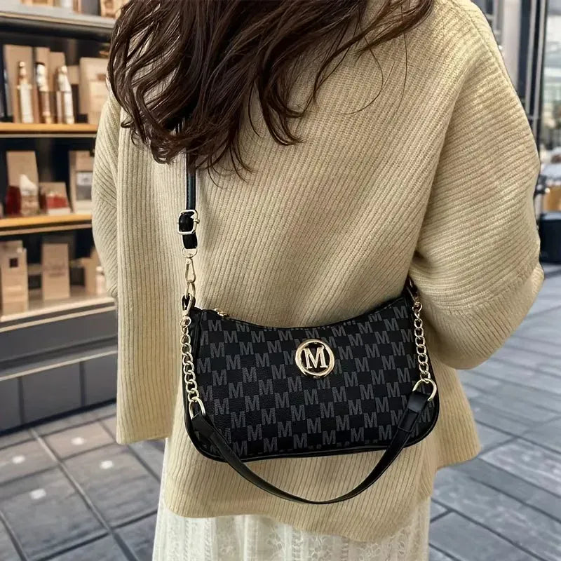 Millie - Sac Épaule à Chaîne Dorée
