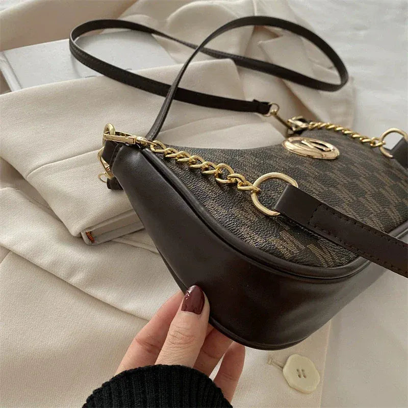 Millie - Sac Épaule à Chaîne Dorée