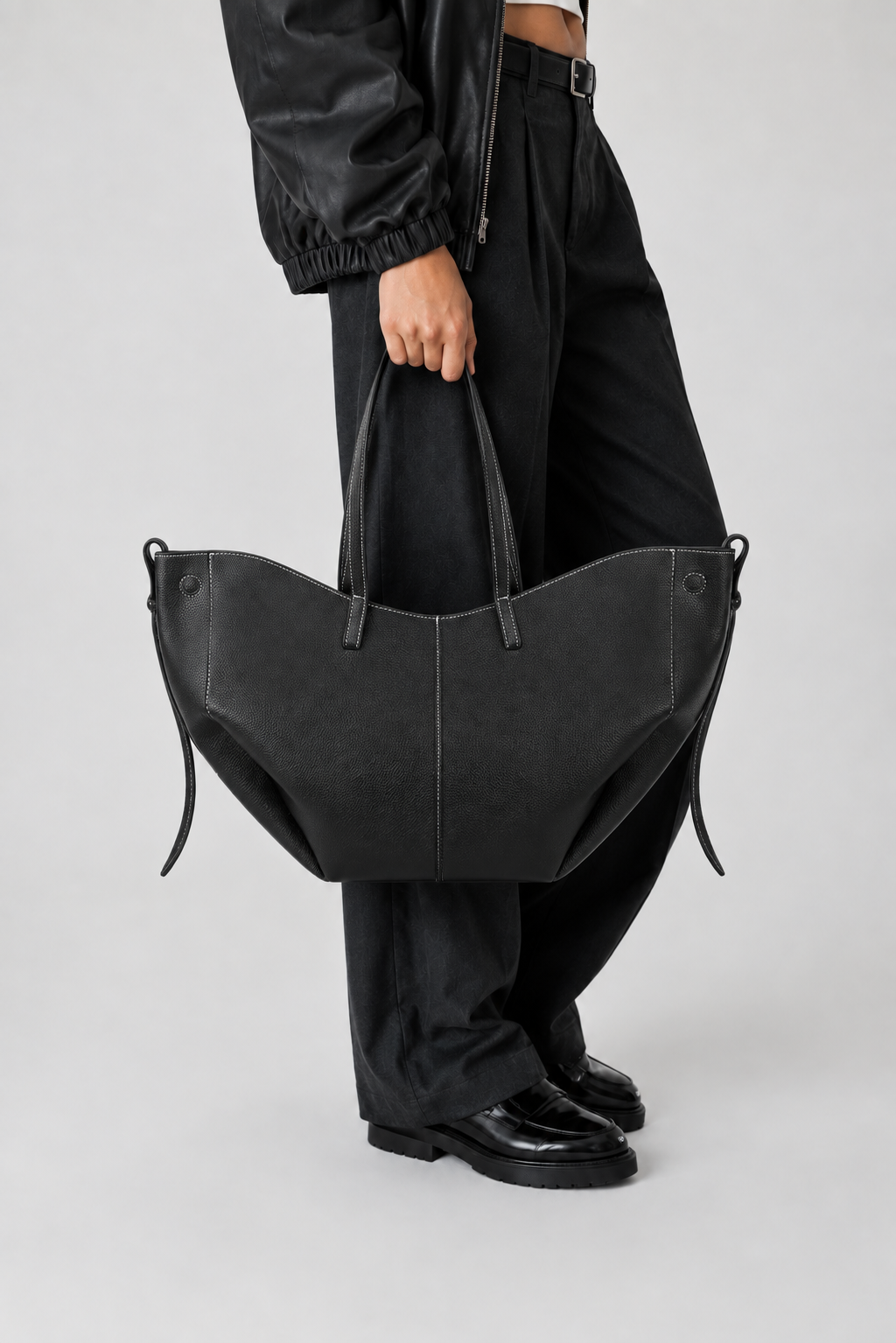 BELLA - Grand Sac à main Cabas Cuir