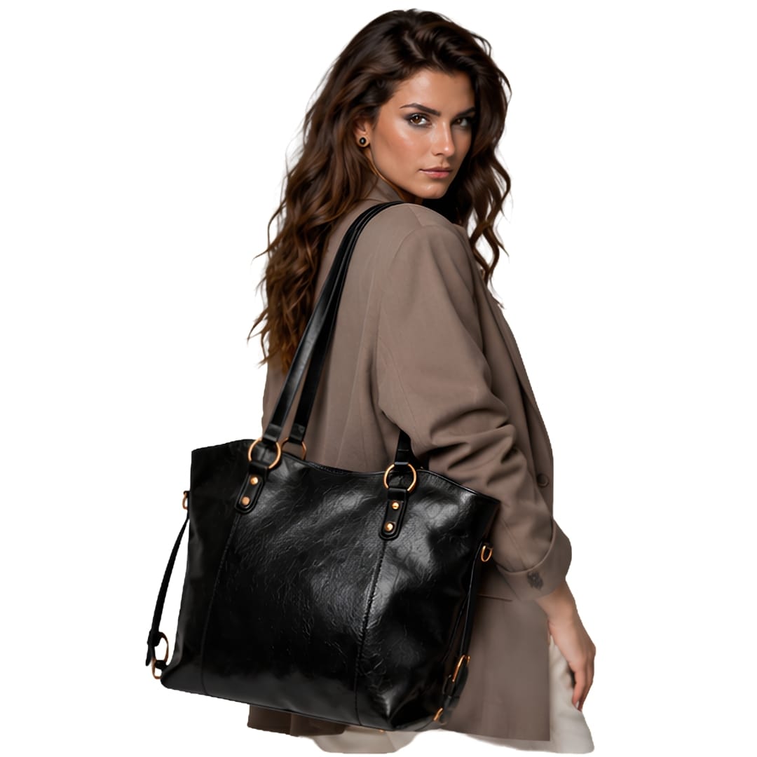 ROSE - Grand Sac à Main de Cours Élégant