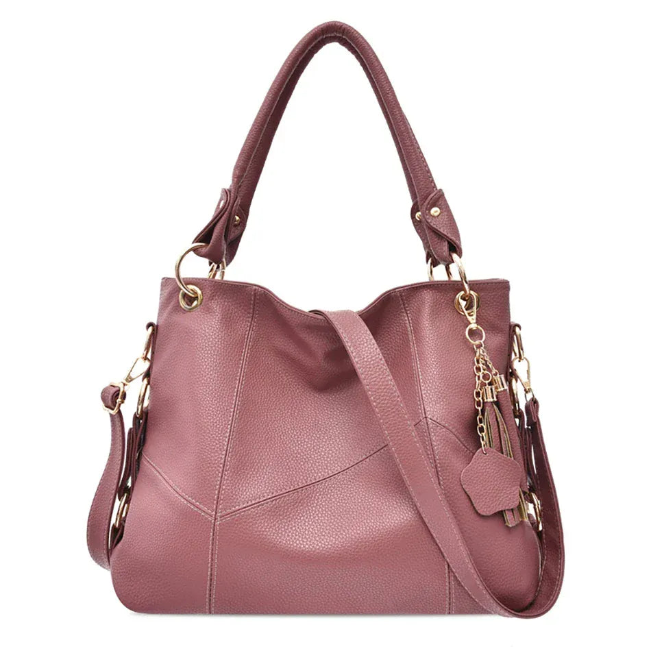 SARA sac à main de cours rose femme bandoulière tendance ordinateur 15 pouces