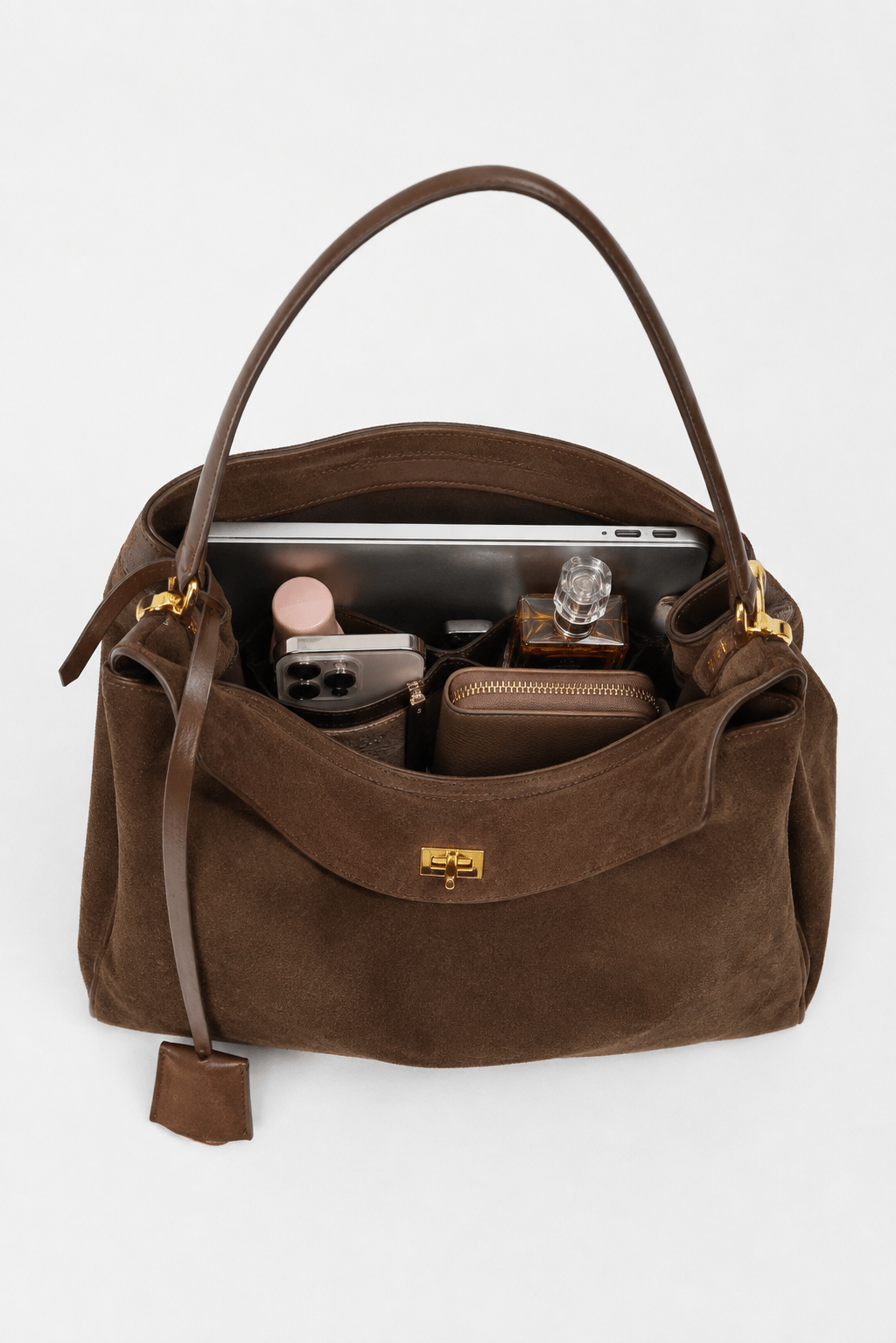 KELIA - Grand Sac à Main Chic en Daim