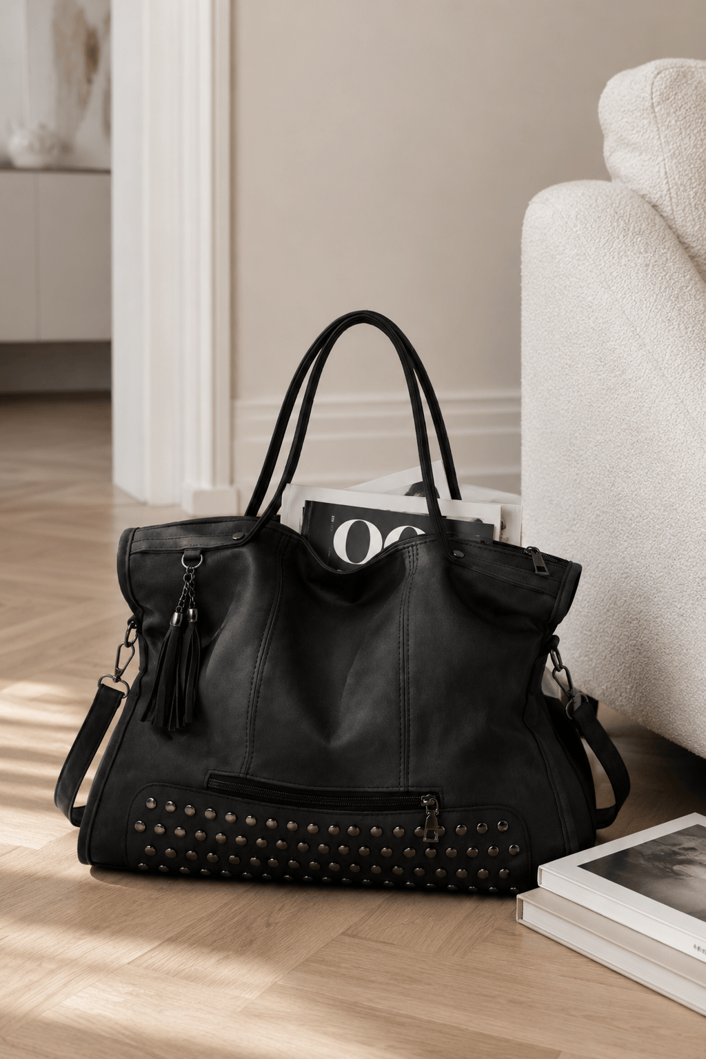 MAELIA - Sac à Main de Cours Rétro à Bandoulière
