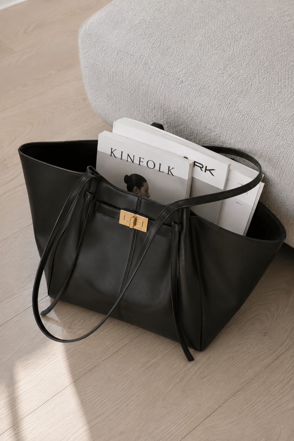 KATALEÏA - Sac à Main de Cours en Cuir Élégant Grande Capacité Bordeaux