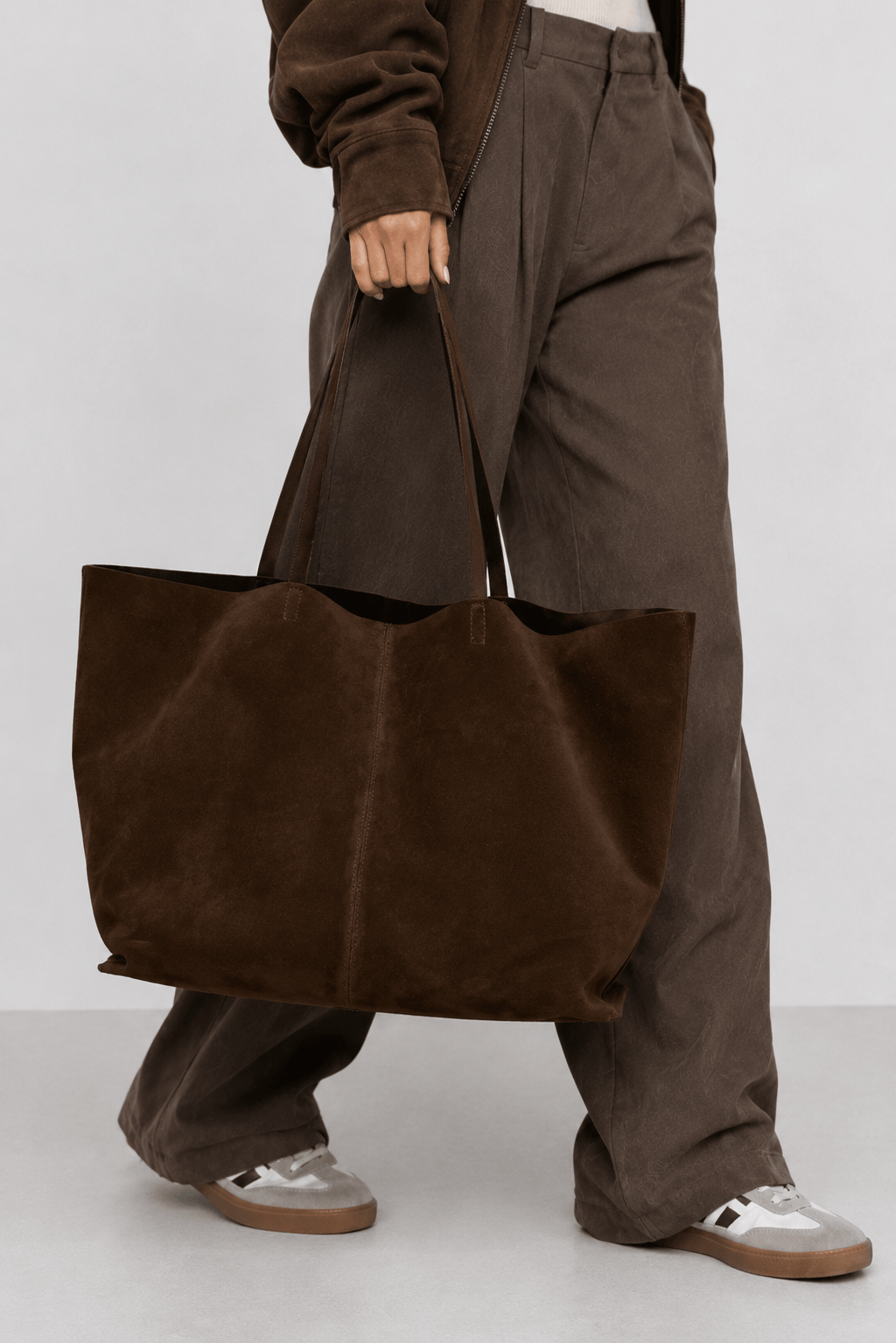 AVA - Grand Sac Cabas Femme en Suédine