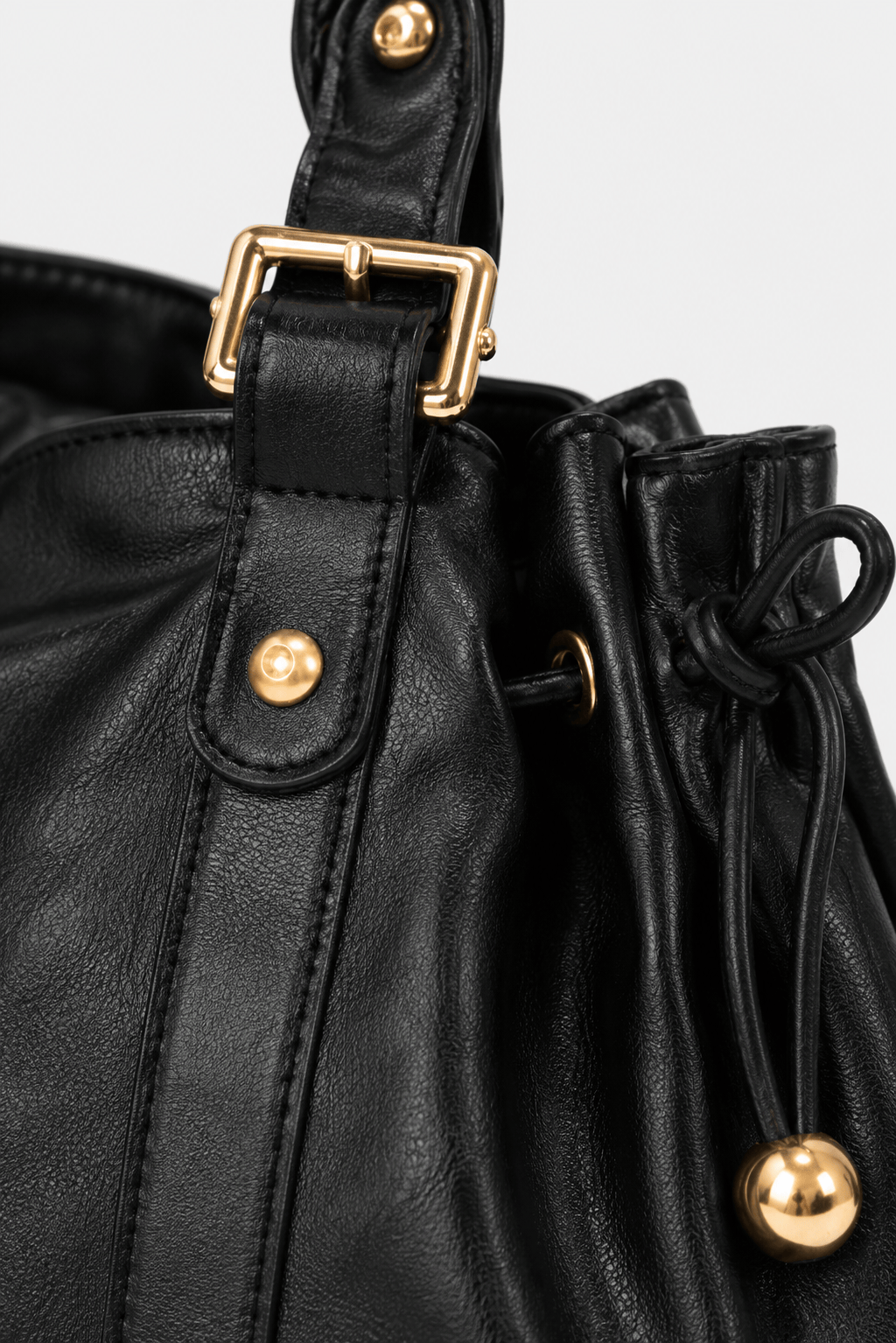ELAE - Sac à Main en Cuir Finitions Dorées