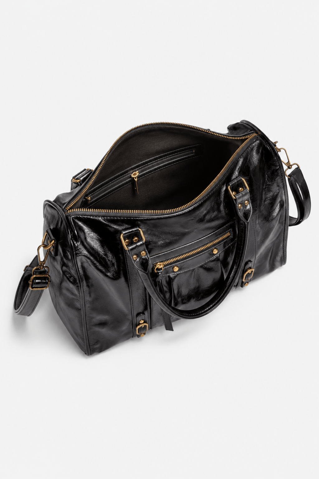 YVANNA - Grand Sac à Main de Cours en Cuir Vintage