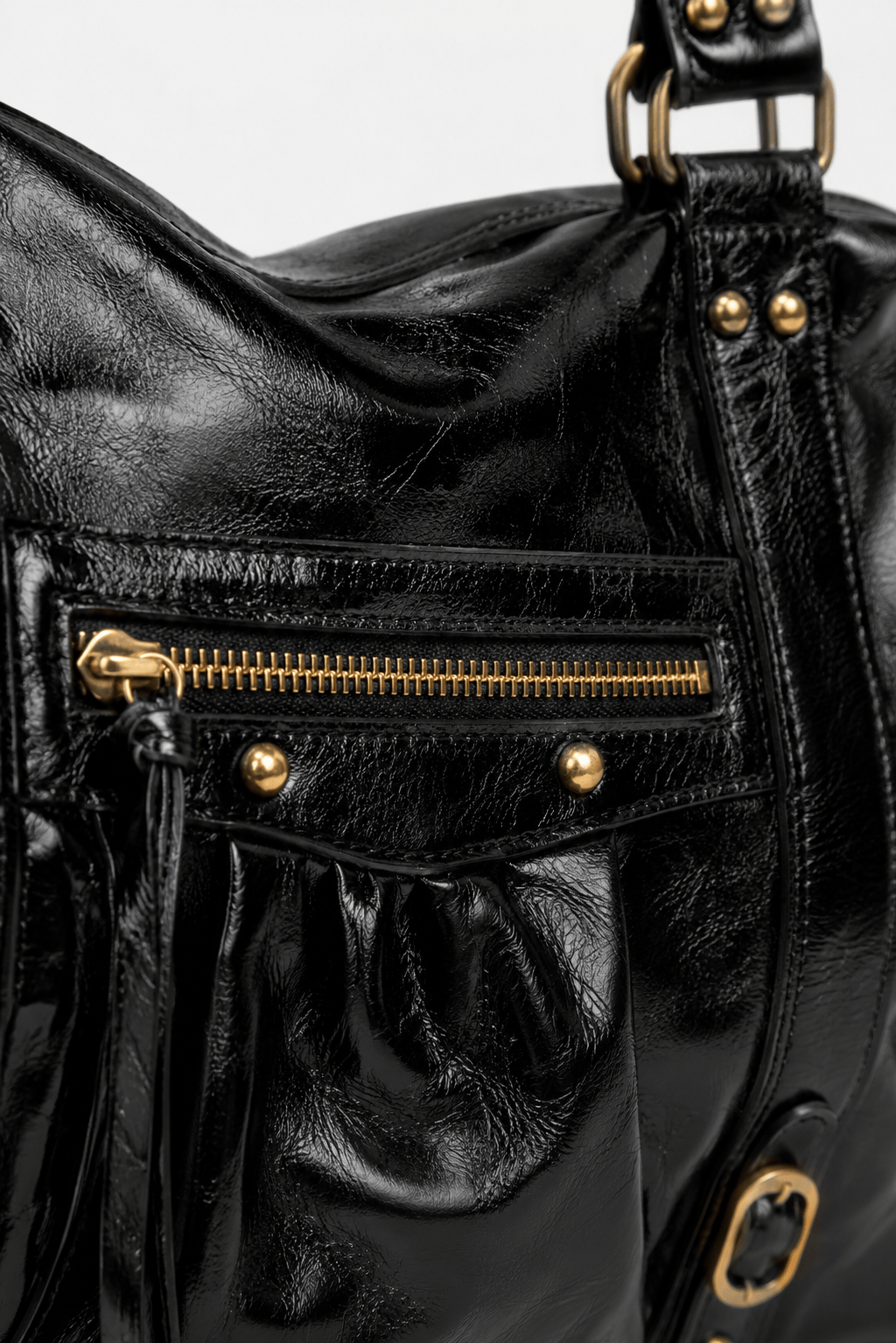 YVANNA - Grand Sac à Main de Cours en Cuir Vintage