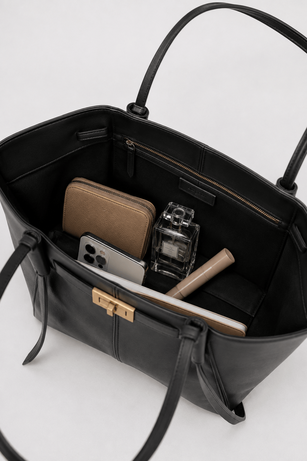 KATALEÏA - Sac à Main de Cours en Cuir Élégant Grande Capacité Bordeaux