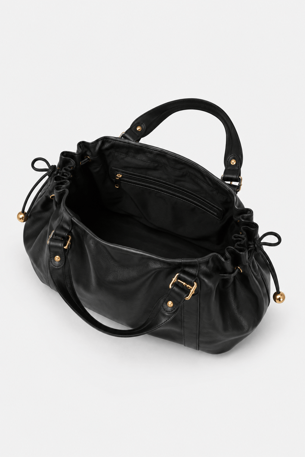 ELAE - Sac à Main en Cuir Finitions Dorées
