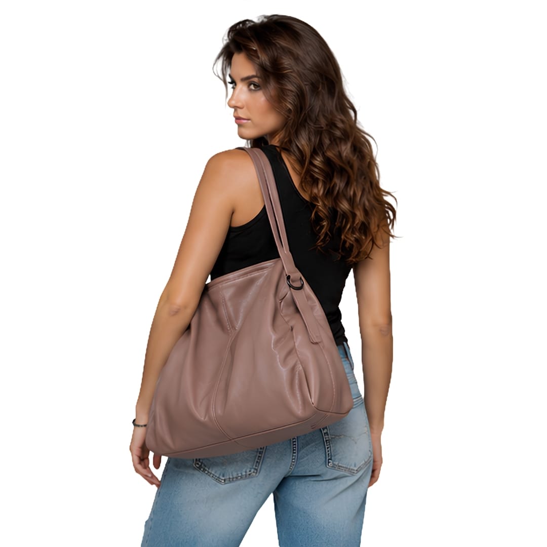 LEA - Sac à Main de Cours en Cuir Souple