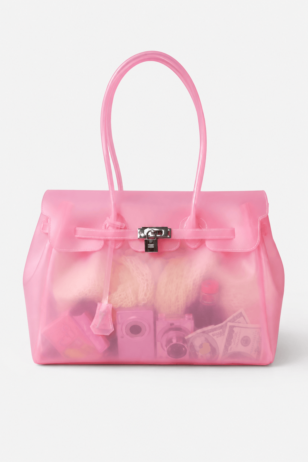 Candy - Grand Sac à Main Transparent Tendance