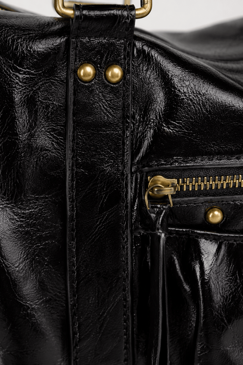 YVANNA - Grand Sac à Main de Cours en Cuir Vintage