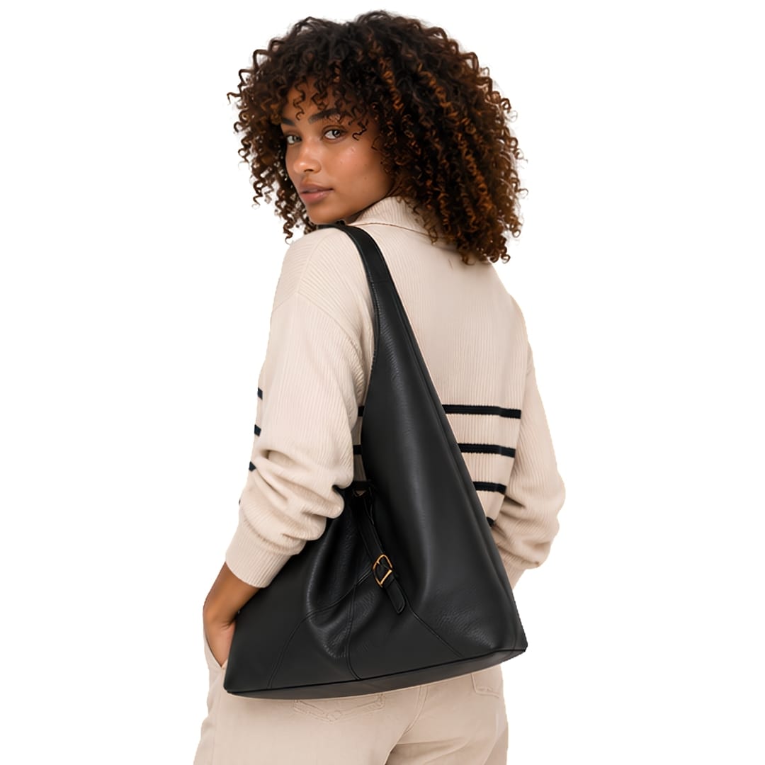 ALICIA - Grand Sac à Main de Cours en Cuir Souple