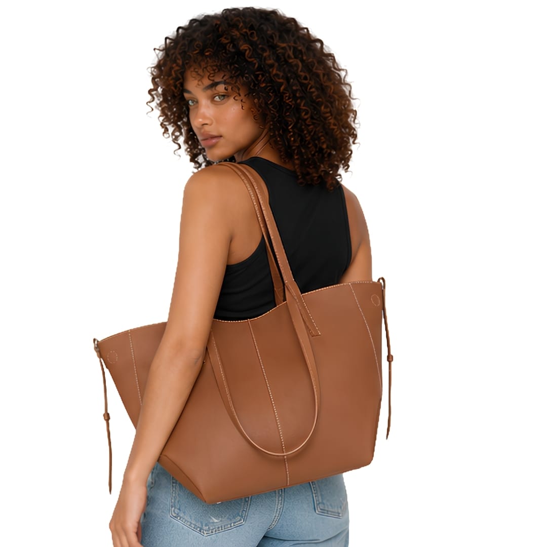 BELLA - Grand Sac à main Cabas Cuir