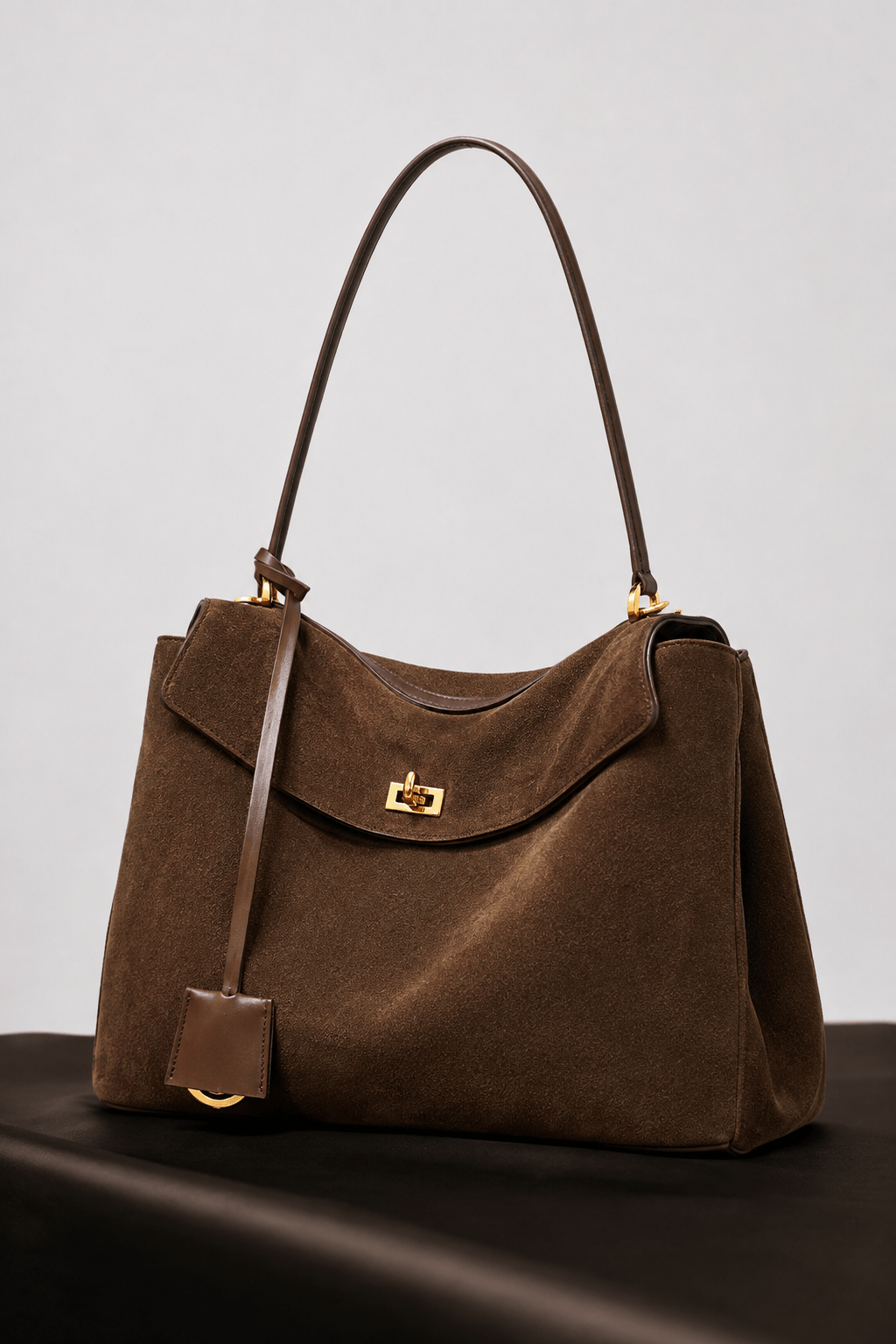 KELIA - Grand Sac à Main Chic en Daim