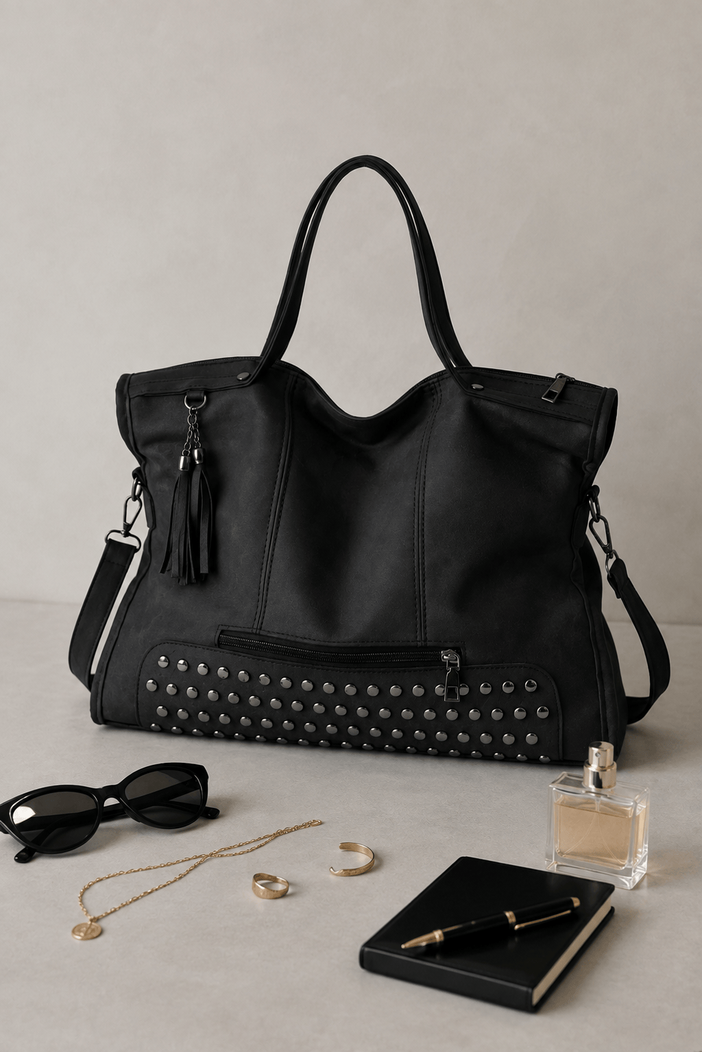 MAELIA - Sac à Main de Cours Rétro à Bandoulière