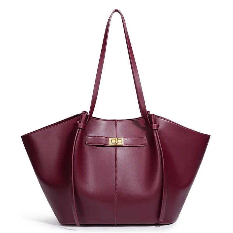 KATALEÏA - Sac à Main de Cours en Cuir Élégant Grande Capacité