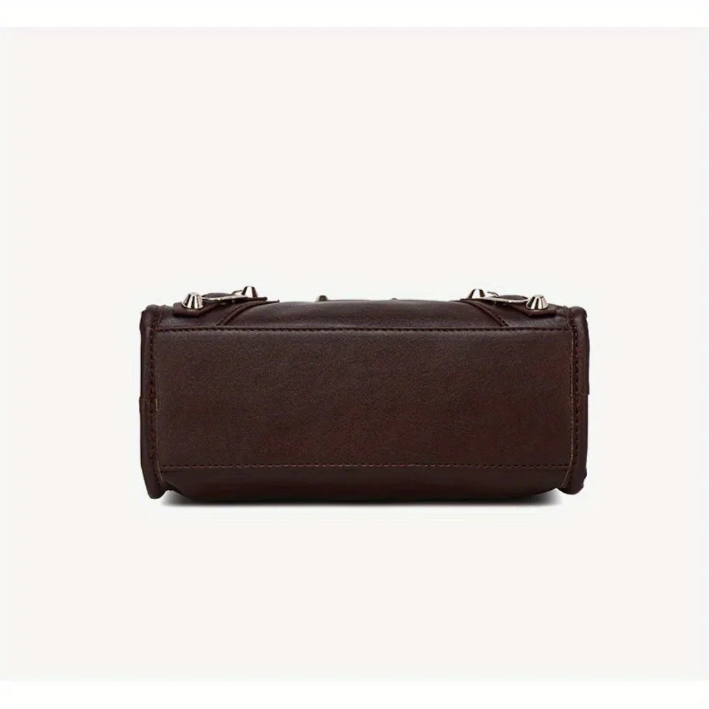 MELISSA - Petit Sac à Main Rétro en Cuir